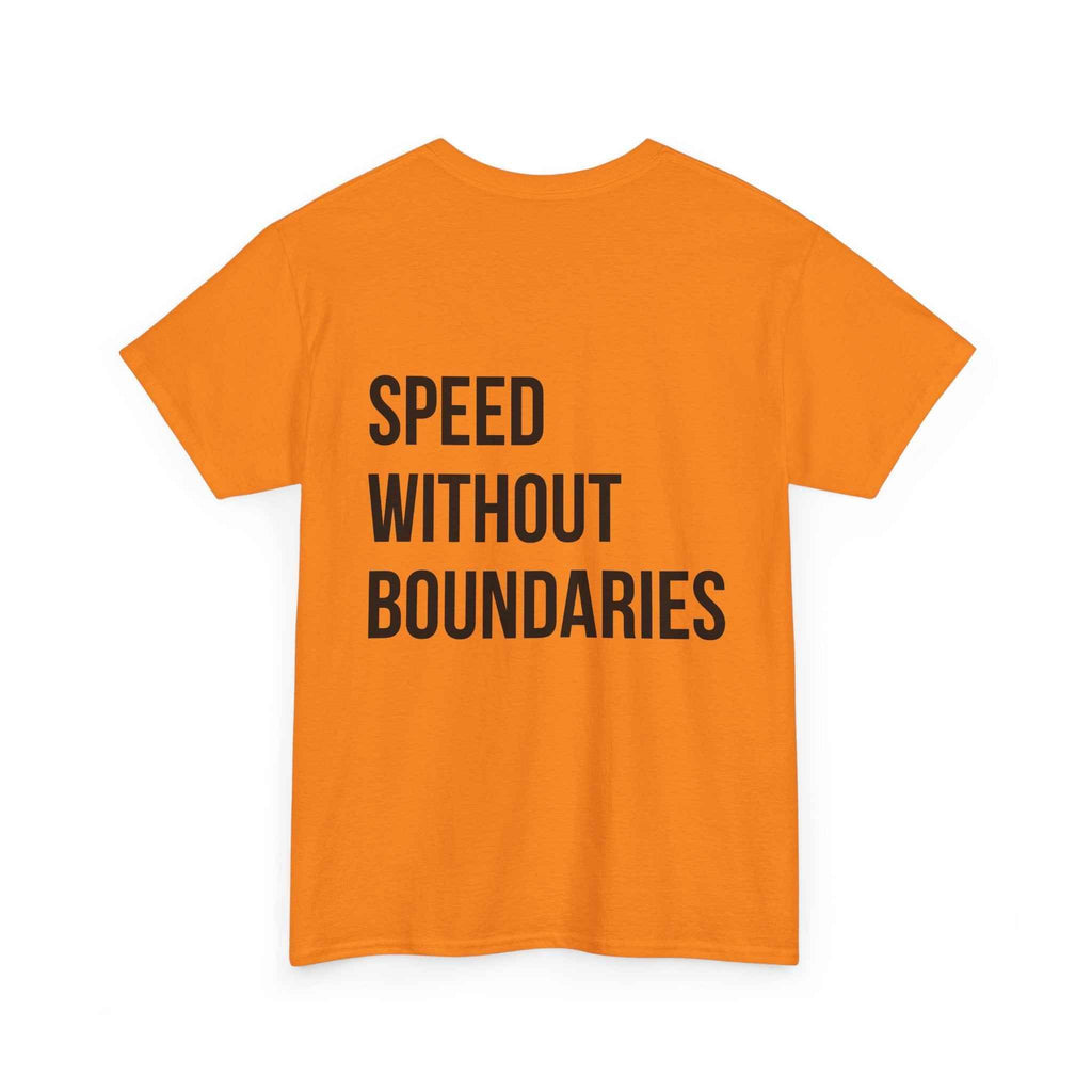 Pro Comfort Unisex Tee Shirt “Speed Without Boundaries Edition” By Revolution Society | Down To Earth Collection