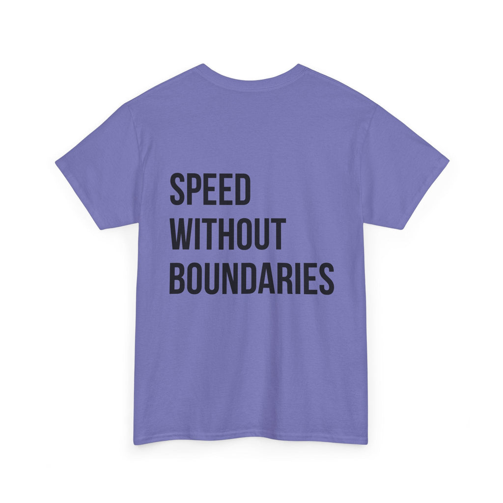 Pro Comfort Unisex Tee Shirt “Speed Without Boundaries Edition” By Revolution Society | Down To Earth Collection - Revolution Society