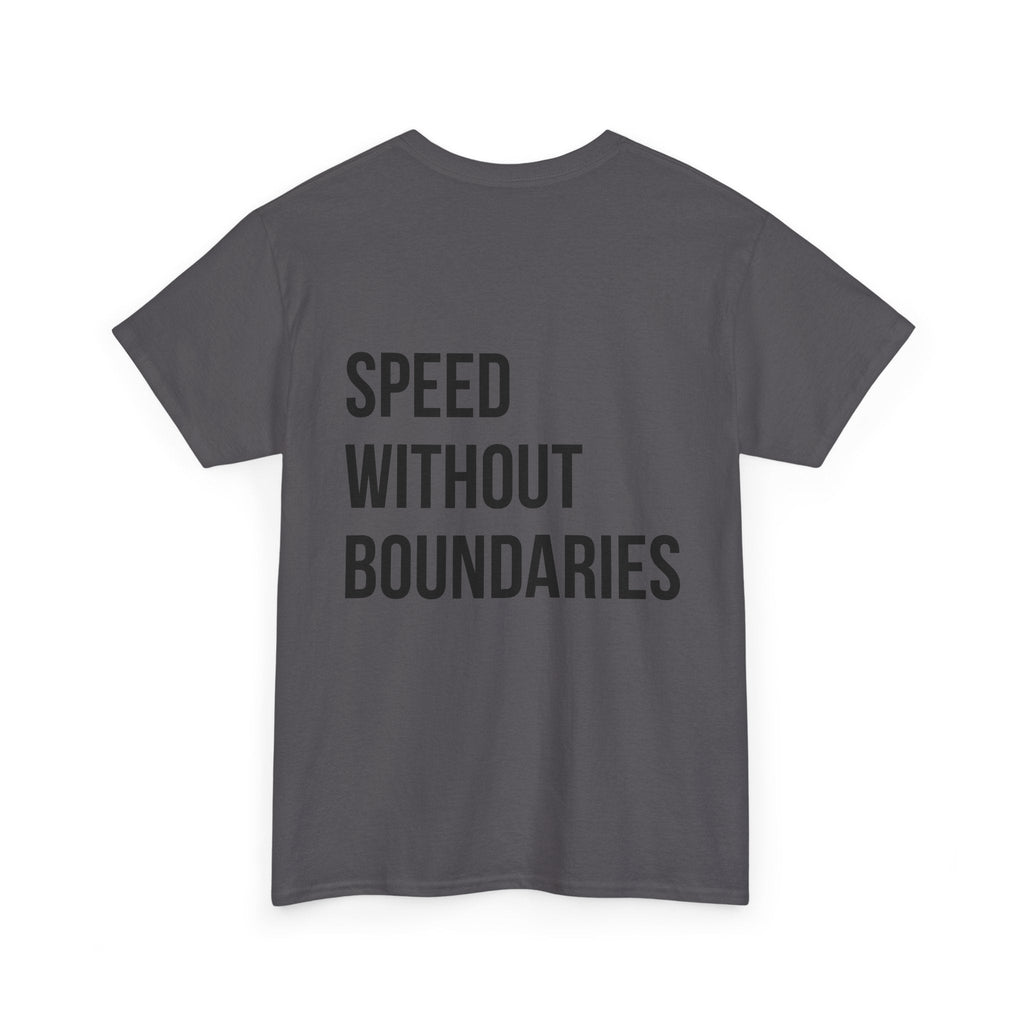 Pro Comfort Unisex Tee Shirt “Speed Without Boundaries Edition” By Revolution Society | Down To Earth Collection - Revolution Society