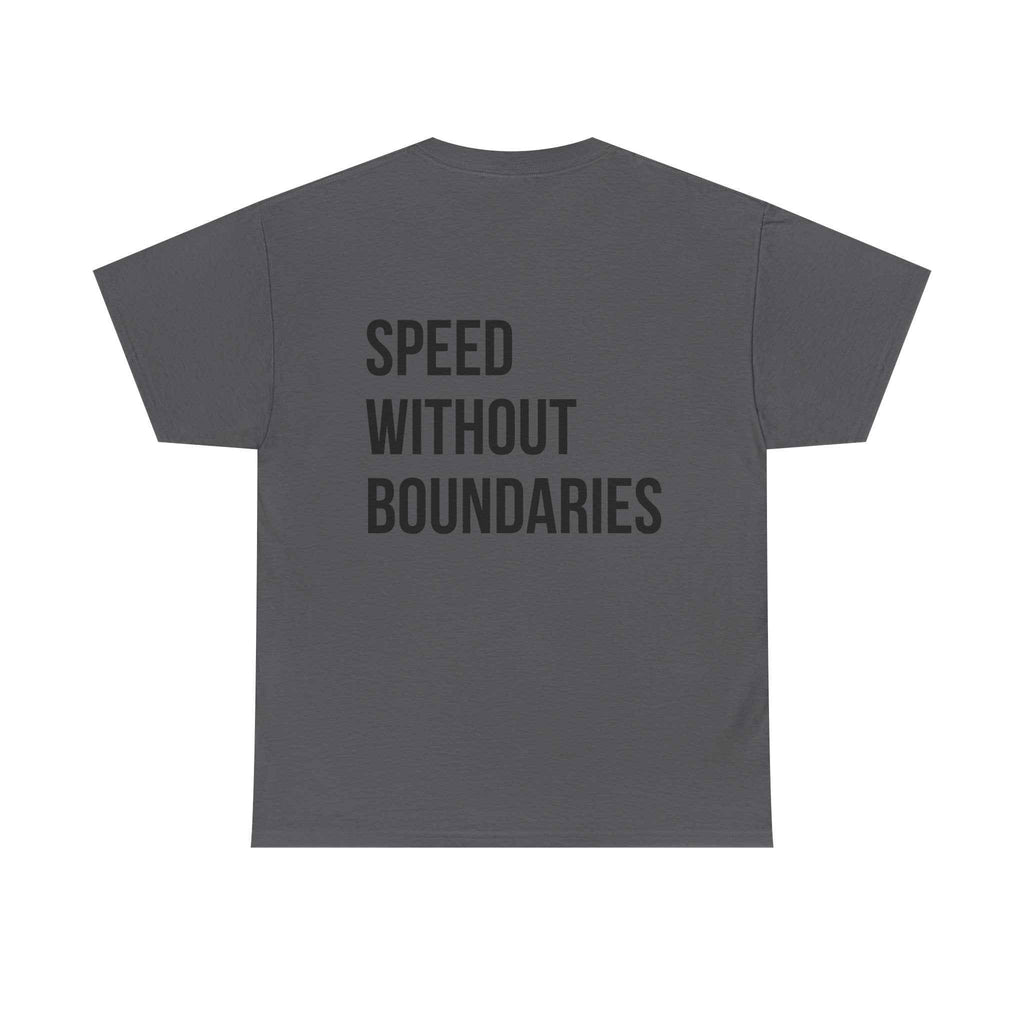 Pro Comfort Unisex Tee Shirt “Speed Without Boundaries Edition” By Revolution Society | Down To Earth Collection - Revolution Society
