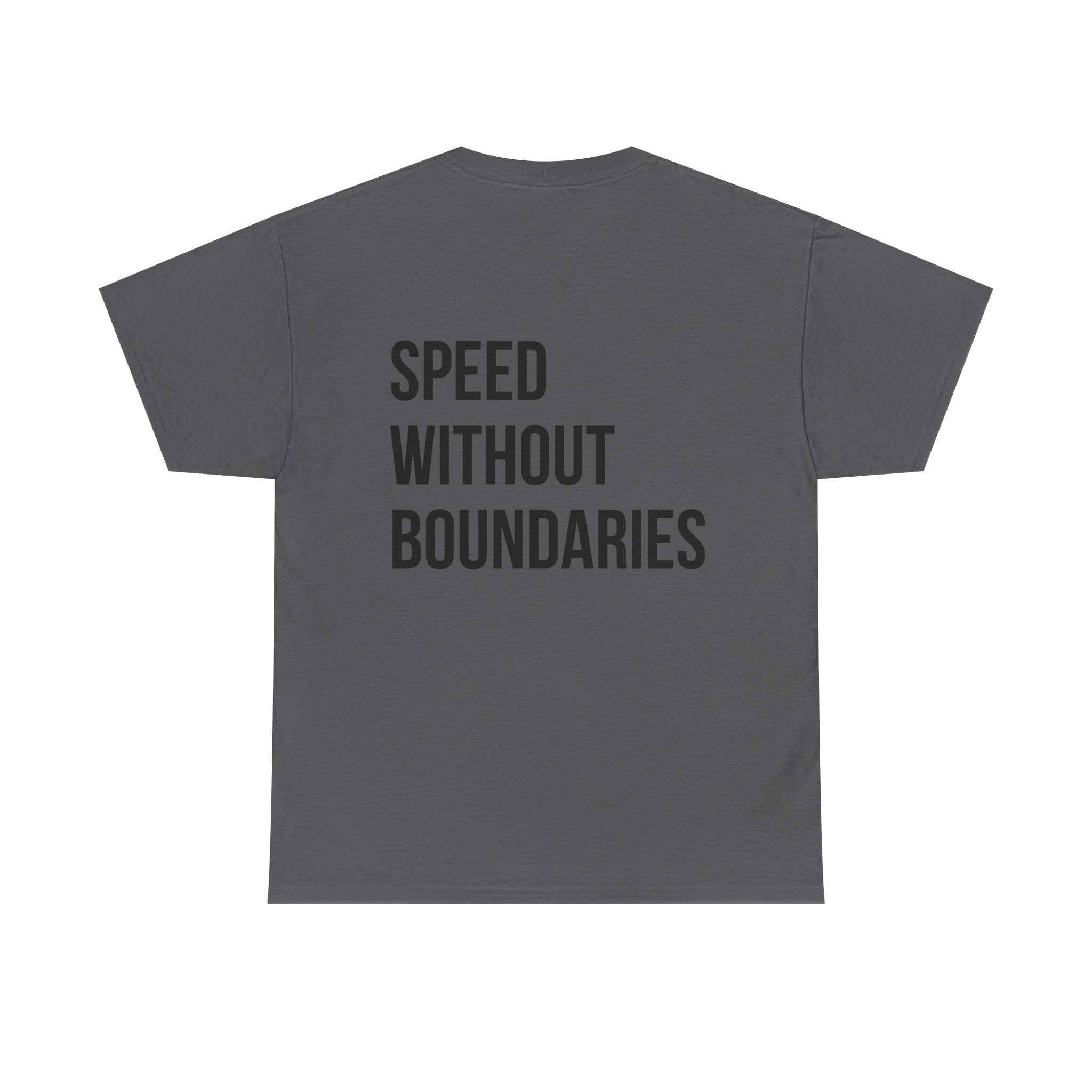 Pro Comfort Unisex Tee Shirt “Speed Without Boundaries Edition” By Revolution Society | Down To Earth Collection - Revolution Society