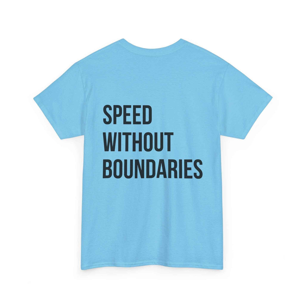 Pro Comfort Unisex Tee Shirt “Speed Without Boundaries Edition” By Revolution Society | Down To Earth Collection - Revolution Society