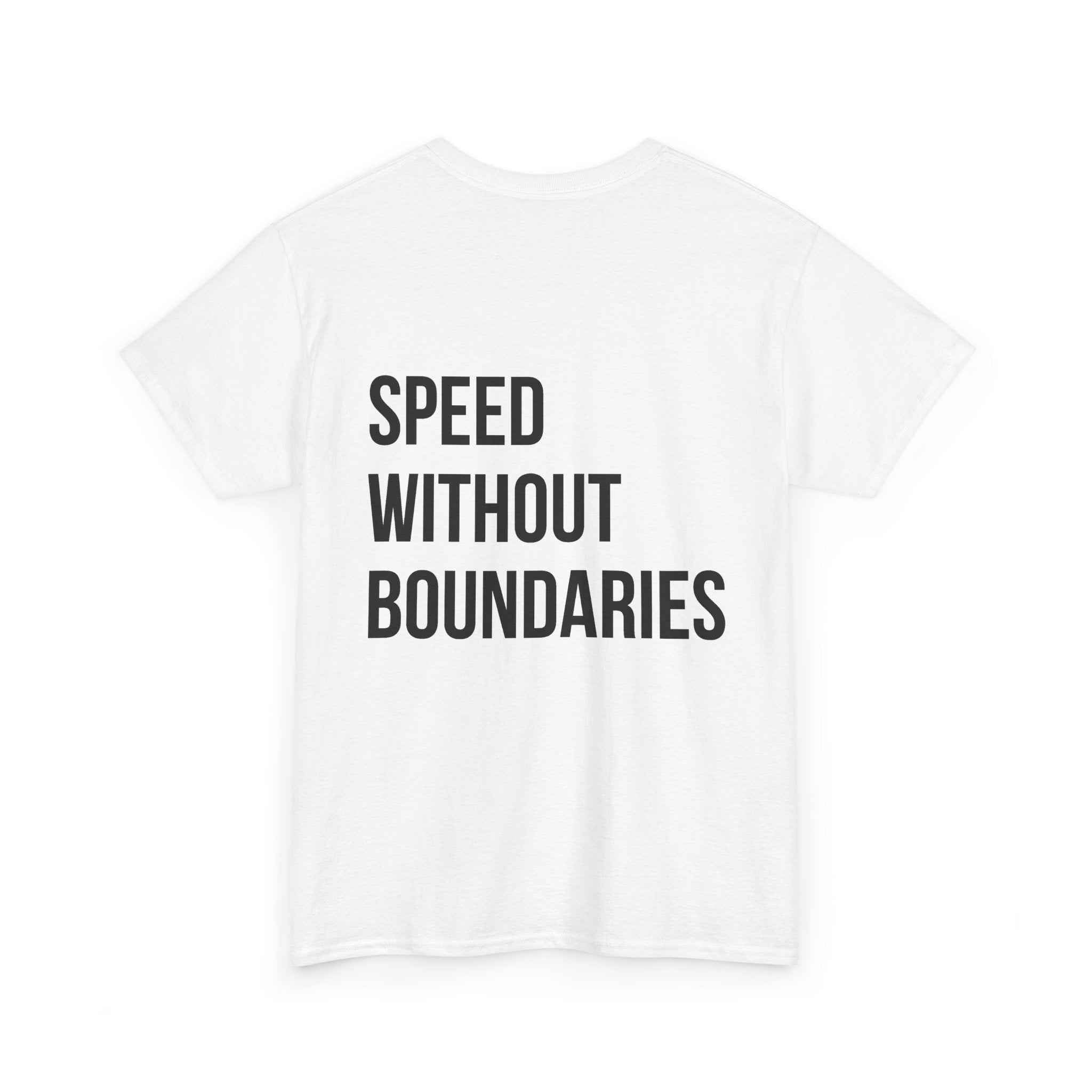 Pro Comfort Unisex Tee Shirt “Speed Without Boundaries Edition” By Revolution Society | Down To Earth Collection - Revolution Society