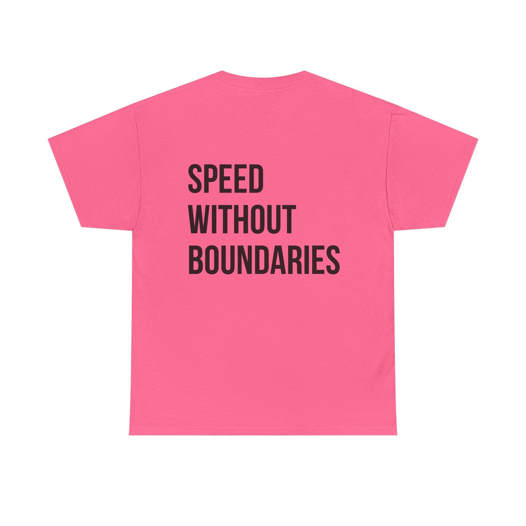 Pro Comfort Unisex Tee Shirt “Speed Without Boundaries Edition” By Revolution Society | Down To Earth Collection - Revolution Society