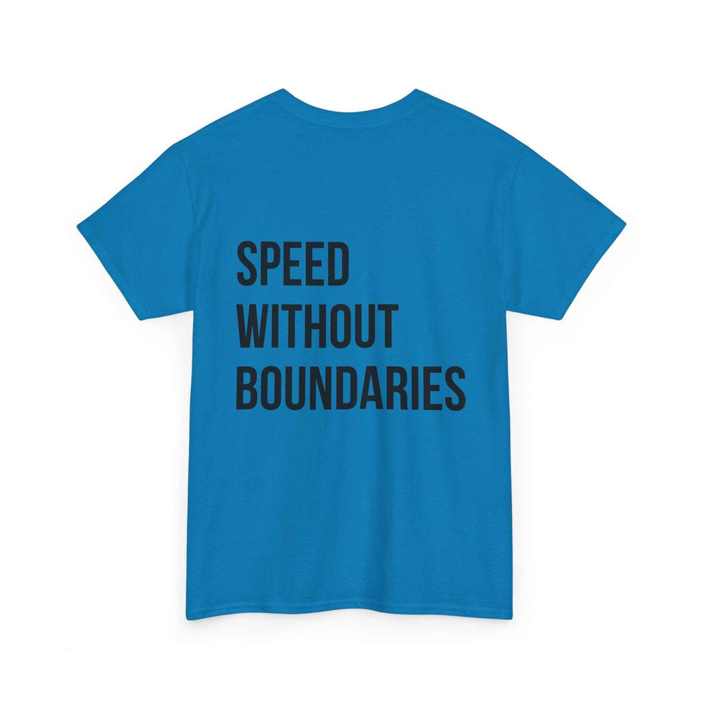 Pro Comfort Unisex Tee Shirt “Speed Without Boundaries Edition” By Revolution Society | Down To Earth Collection - Revolution Society