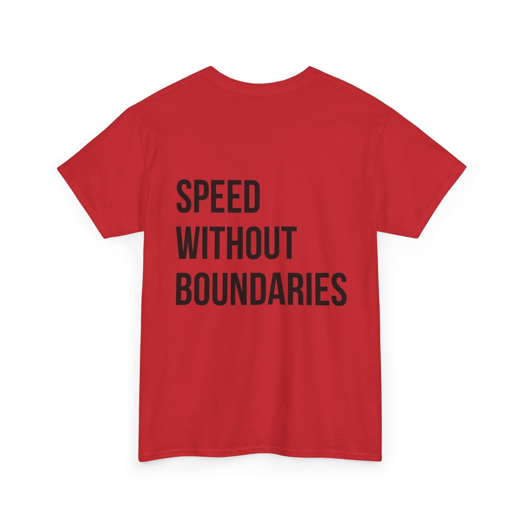 Pro Comfort Unisex Tee Shirt “Speed Without Boundaries Edition” By Revolution Society | Down To Earth Collection - Revolution Society