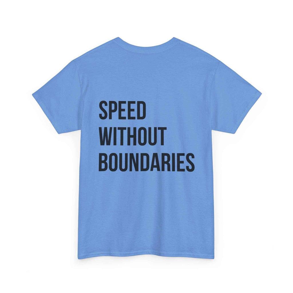Pro Comfort Unisex Tee Shirt “Speed Without Boundaries Edition” By Revolution Society | Down To Earth Collection - Revolution Society