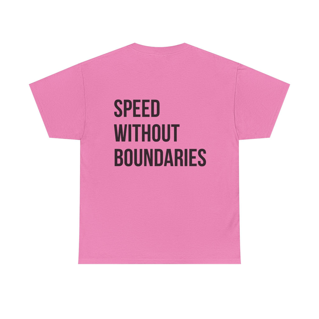 Pro Comfort Unisex Tee Shirt “Speed Without Boundaries Edition” By Revolution Society | Down To Earth Collection - Revolution Society