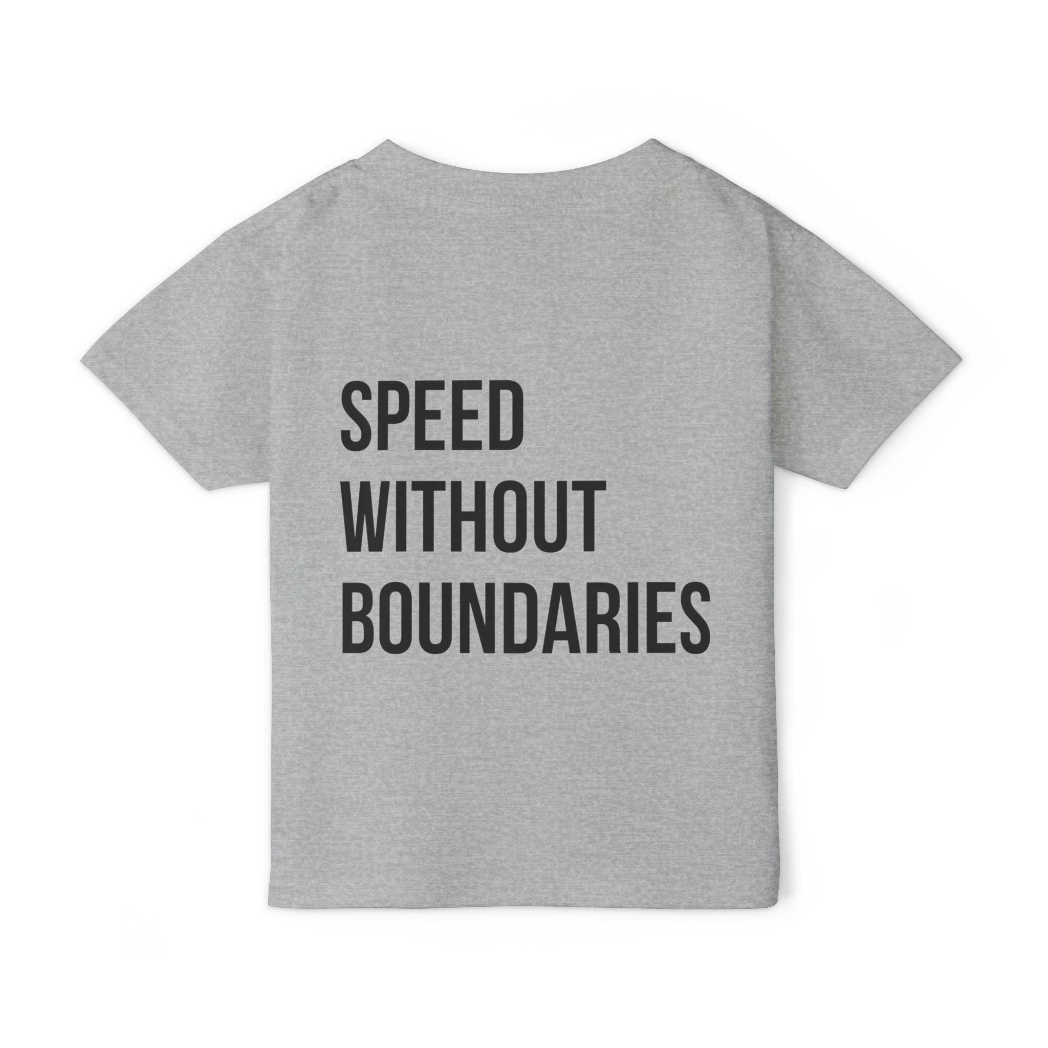 Pro Comfort Unisex Toddler T-Shirt - Speed Without Boundaries Design - Revolution Society