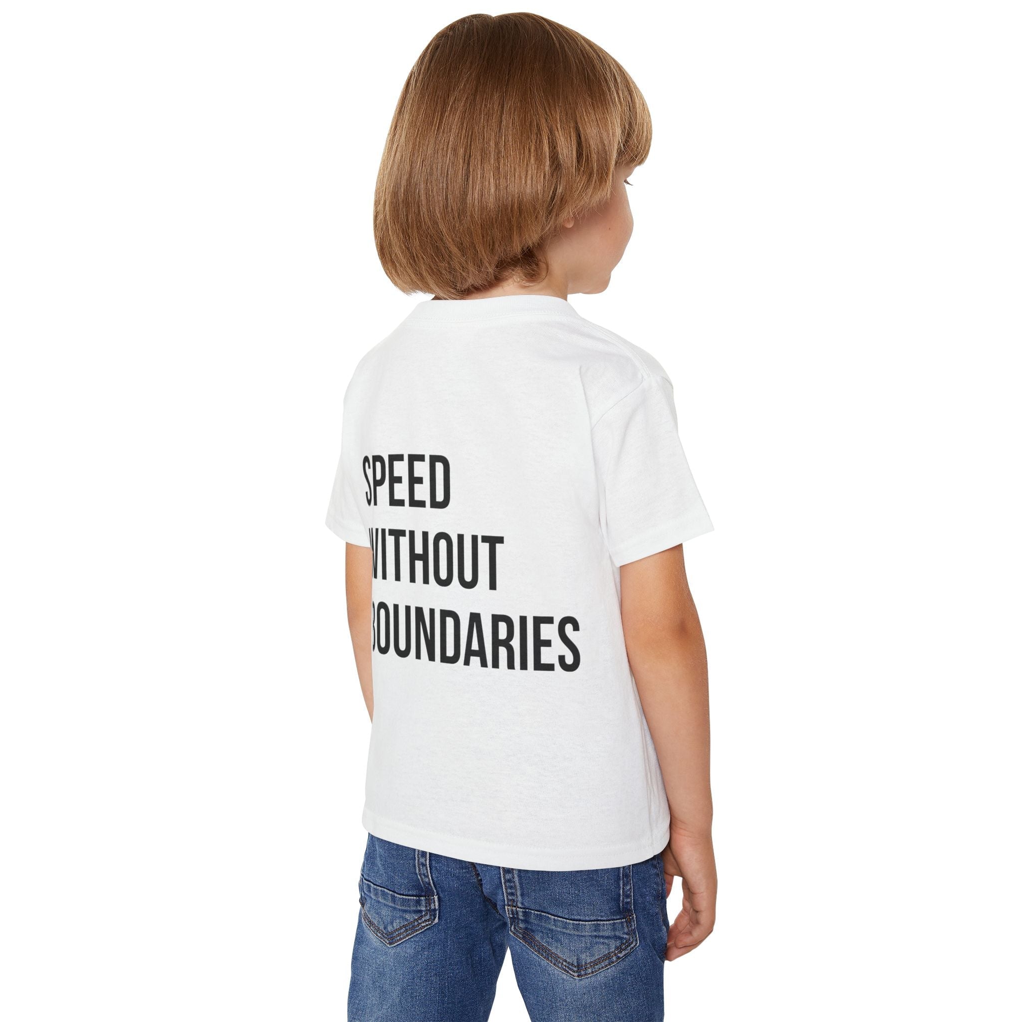 Pro Comfort Unisex Toddler T-Shirt - Speed Without Boundaries Design - Revolution Society