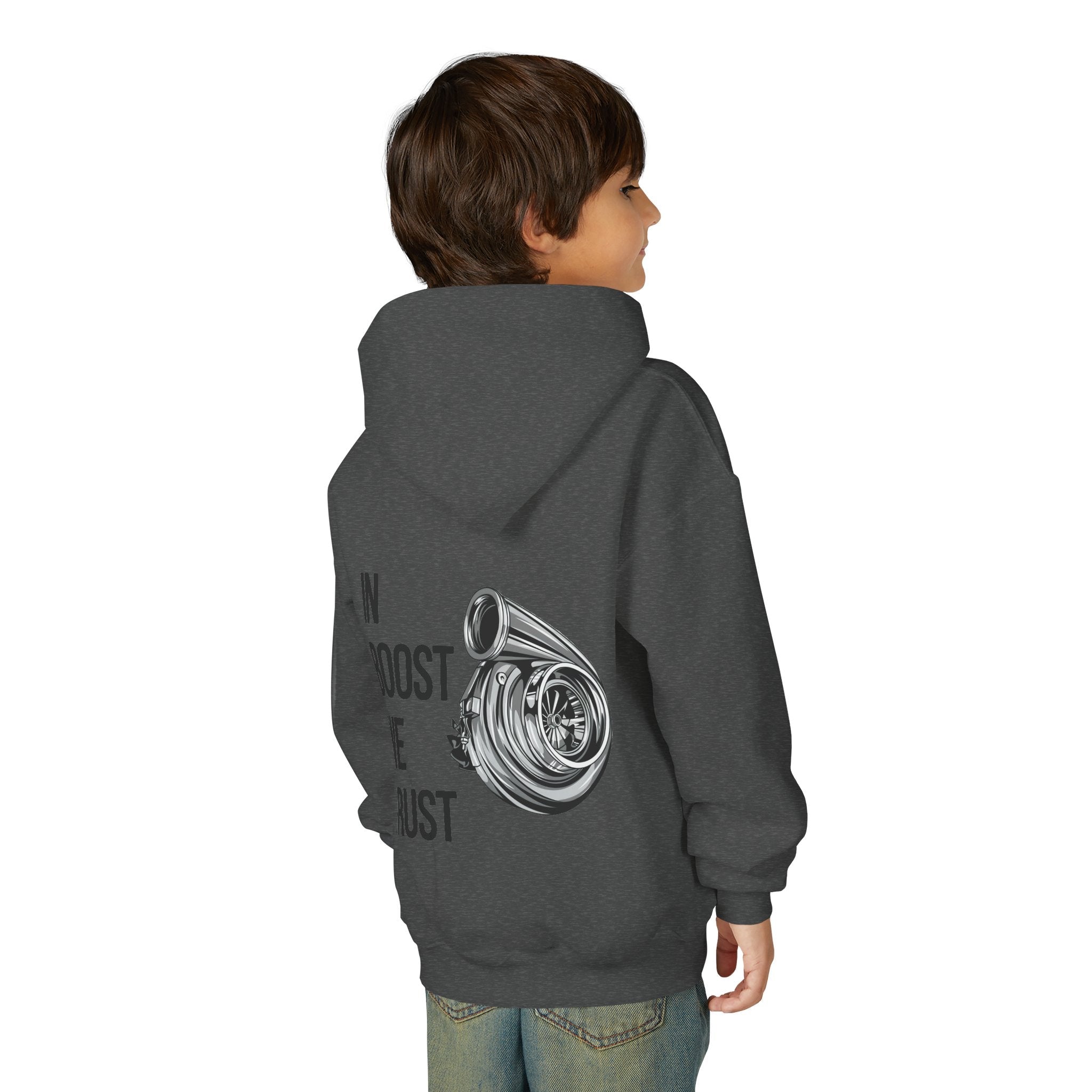 Pro Comfort Unisex Youth Hoodie “Speed Without Boundaries Edition” by Revolution Society - Revolution Society