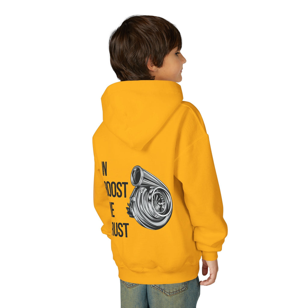 Pro Comfort Unisex Youth Hoodie “Speed Without Boundaries Edition” by Revolution Society - Revolution Society