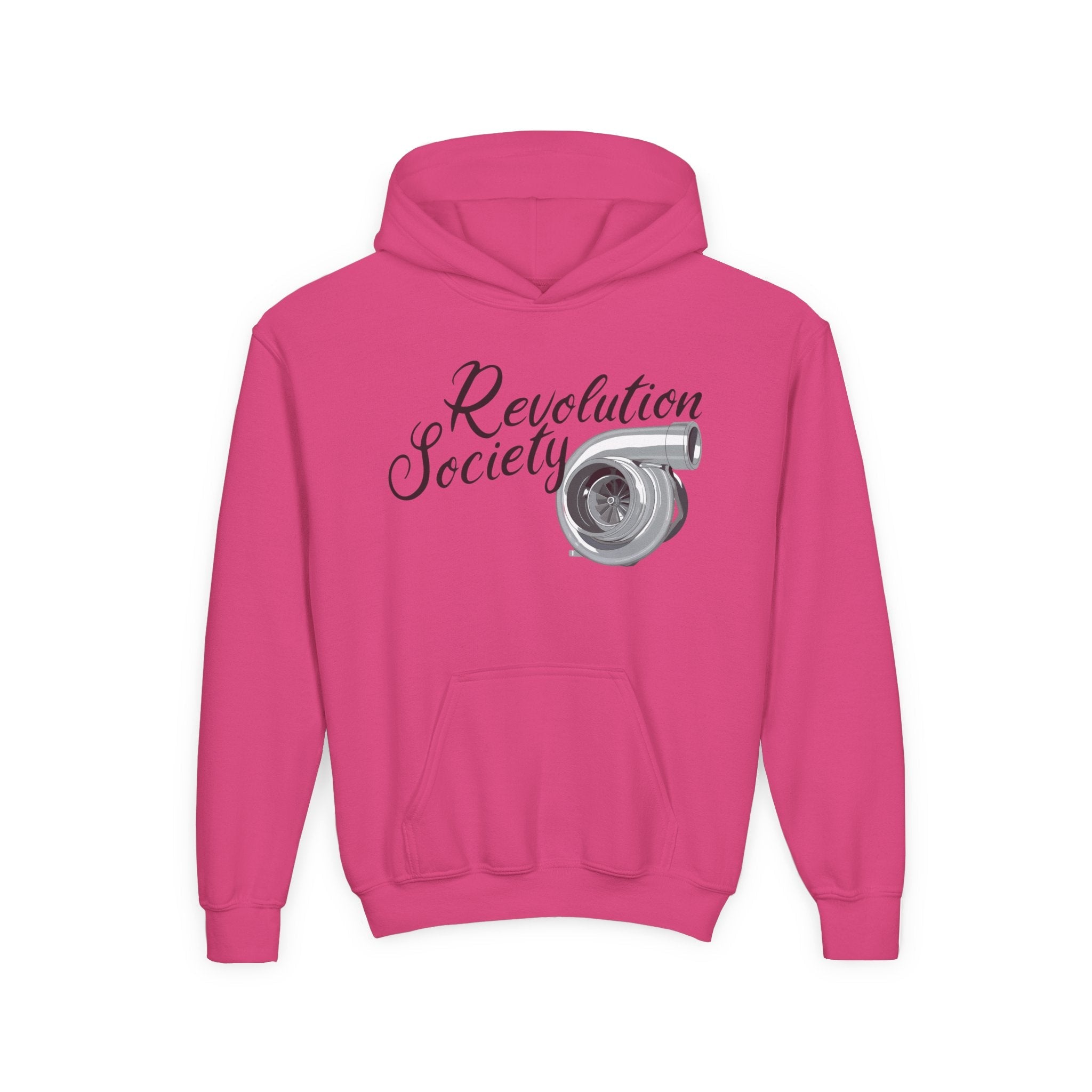 Pro Comfort Unisex Youth Hoodie “Speed Without Boundaries Edition” by Revolution Society - Revolution Society