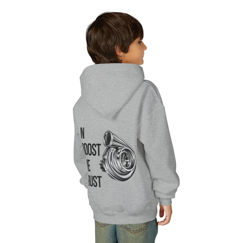 Pro Comfort Unisex Youth Hoodie “Speed Without Boundaries Edition” by Revolution Society - Revolution Society