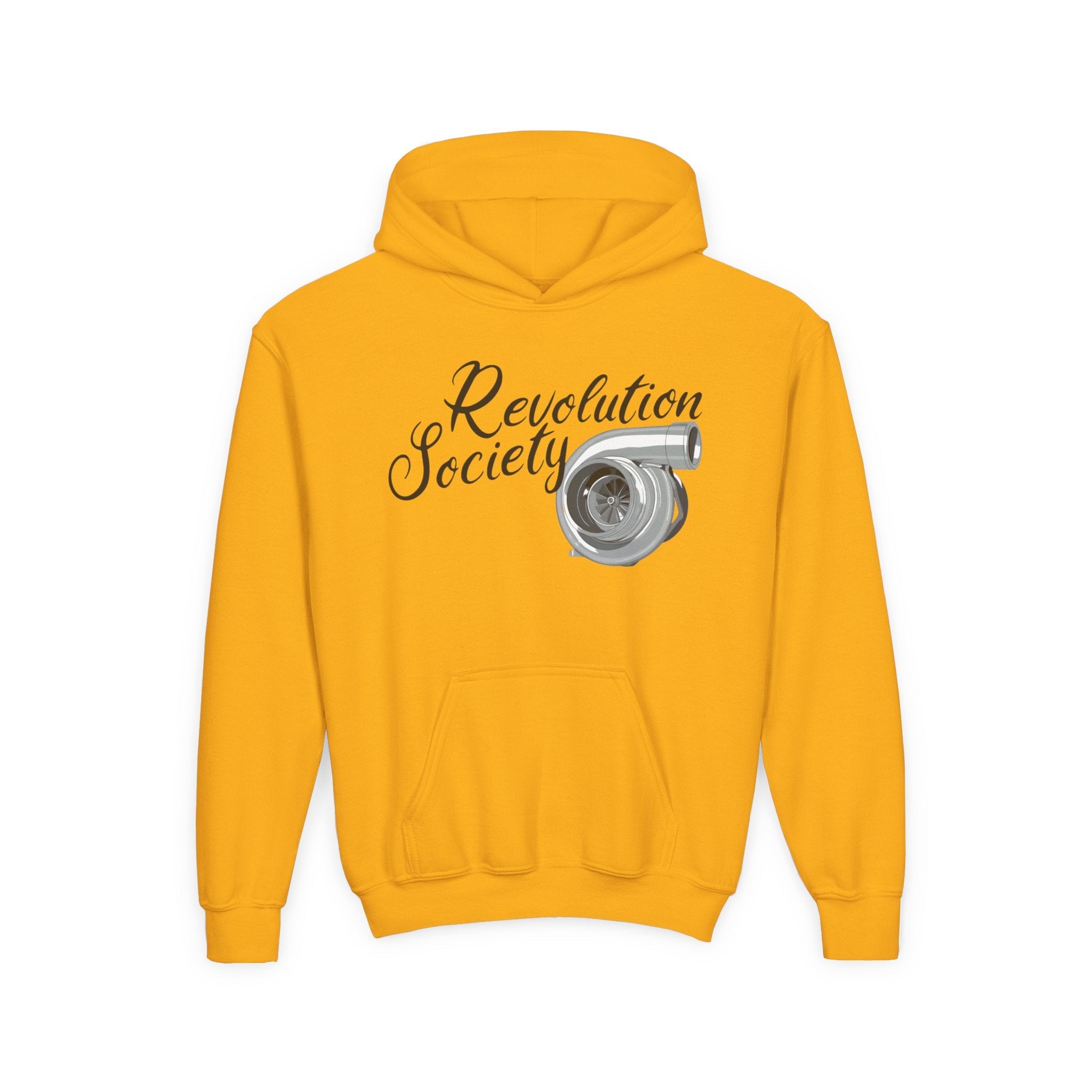 Pro Comfort Unisex Youth Hoodie “Speed Without Boundaries Edition” by Revolution Society - Revolution Society