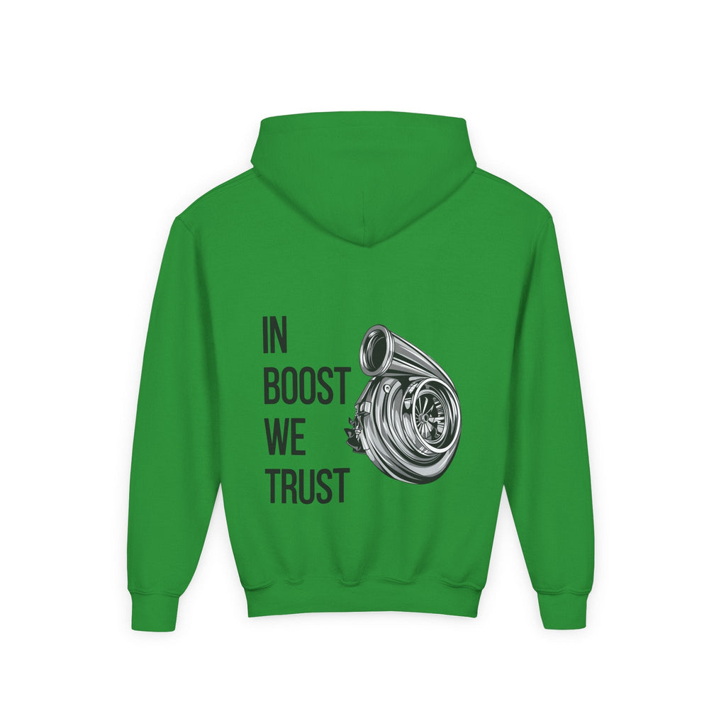 Pro Comfort Unisex Youth Hoodie “Speed Without Boundaries Edition” by Revolution Society - Revolution Society