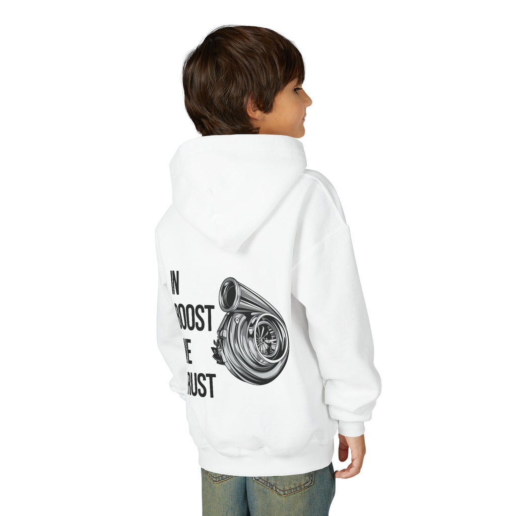 Pro Comfort Unisex Youth Hoodie “Speed Without Boundaries Edition” by Revolution Society - Revolution Society