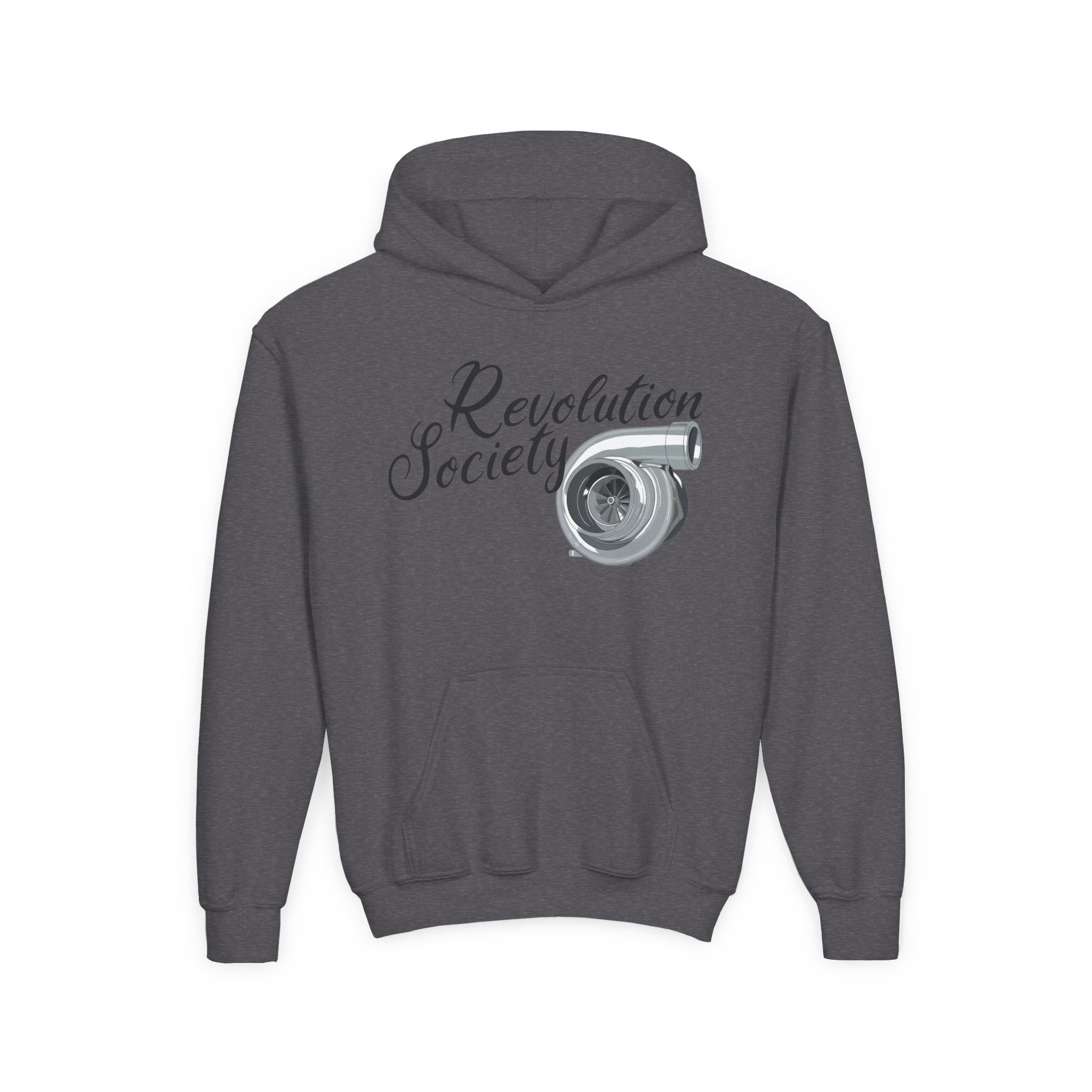 Pro Comfort Unisex Youth Hoodie “Speed Without Boundaries Edition” by Revolution Society - Revolution Society