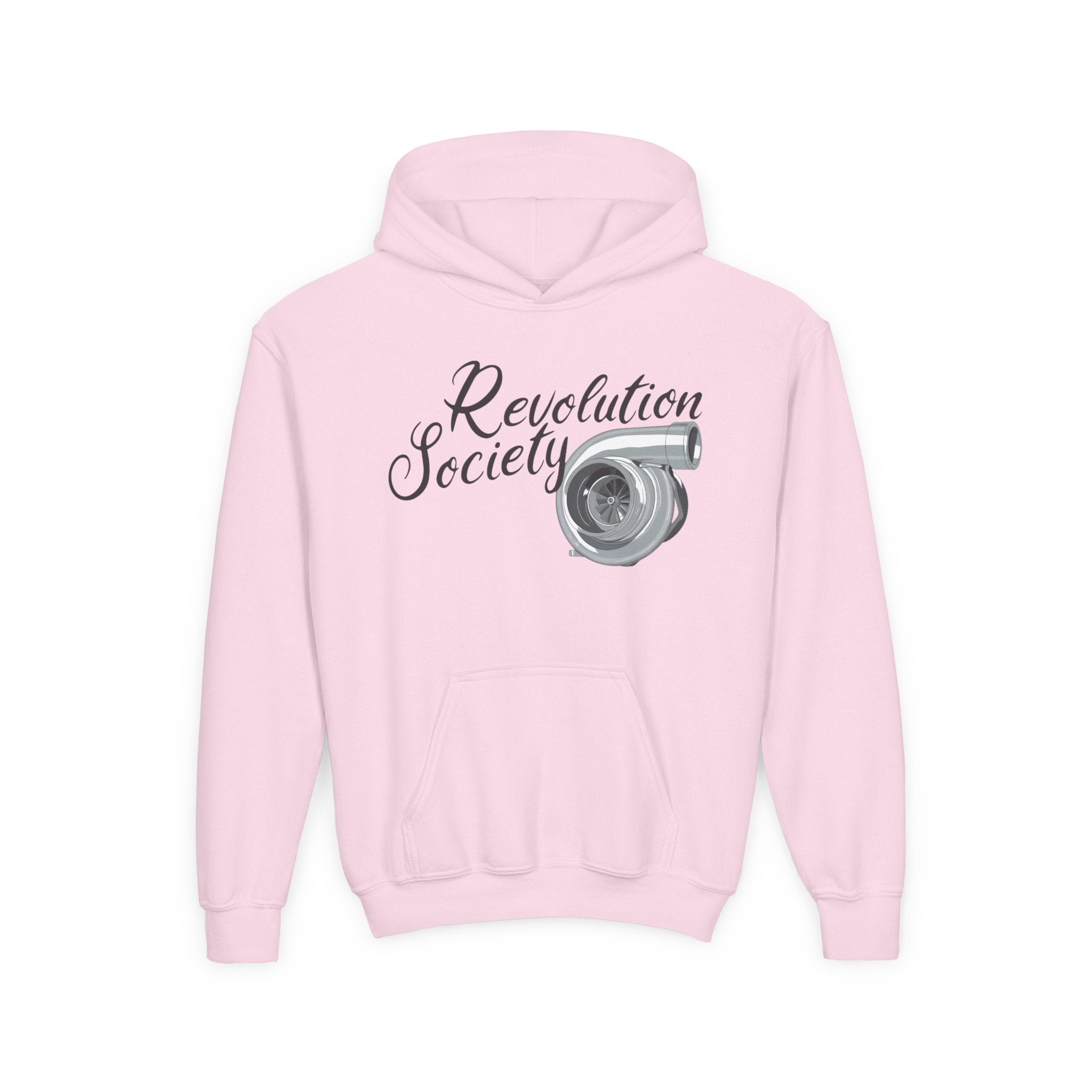 Pro Comfort Unisex Youth Hoodie “Speed Without Boundaries Edition” by Revolution Society - Revolution Society