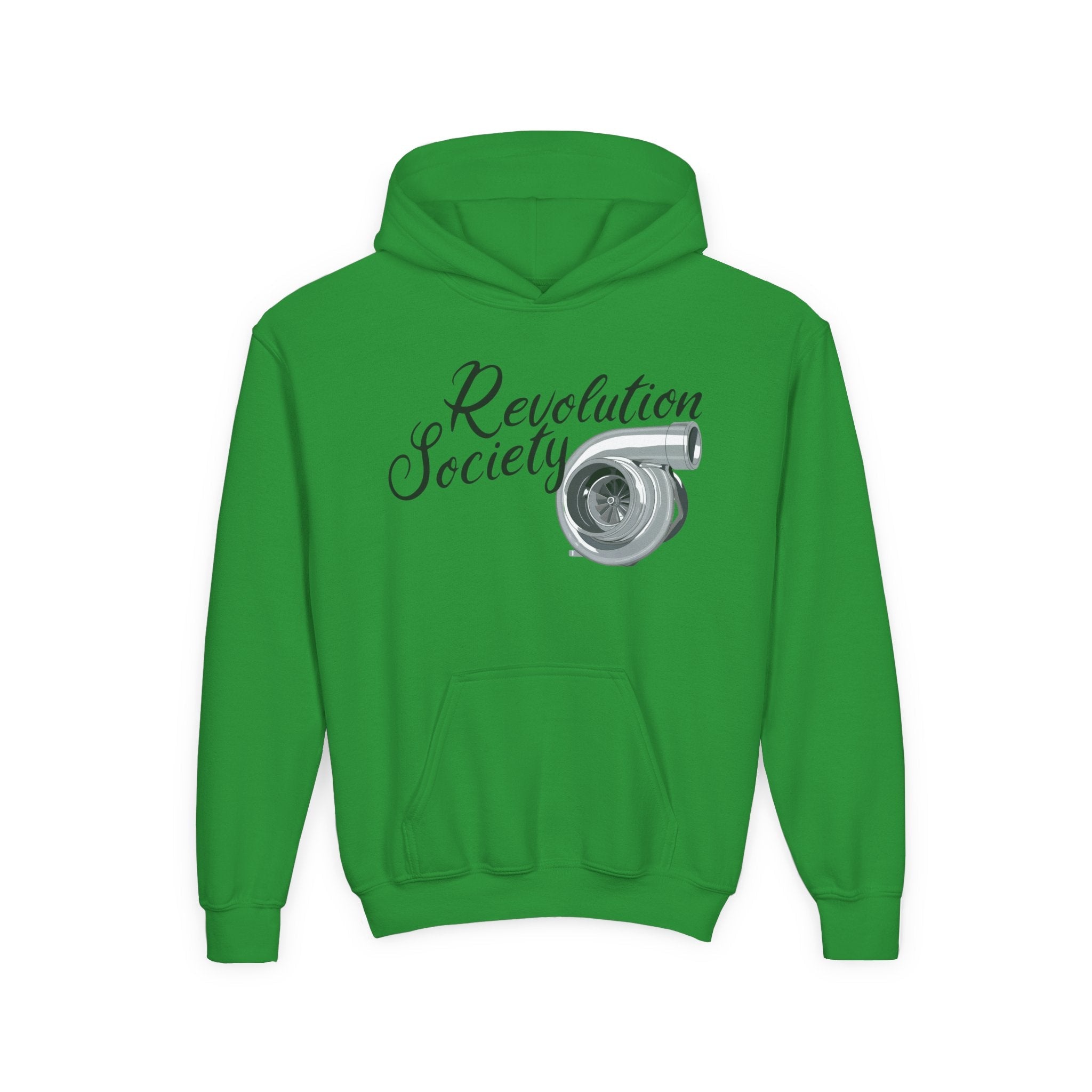 Pro Comfort Unisex Youth Hoodie “Speed Without Boundaries Edition” by Revolution Society - Revolution Society