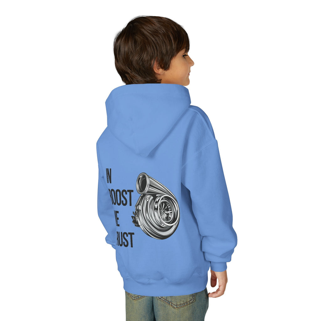 Pro Comfort Unisex Youth Hoodie “Speed Without Boundaries Edition” by Revolution Society - Revolution Society