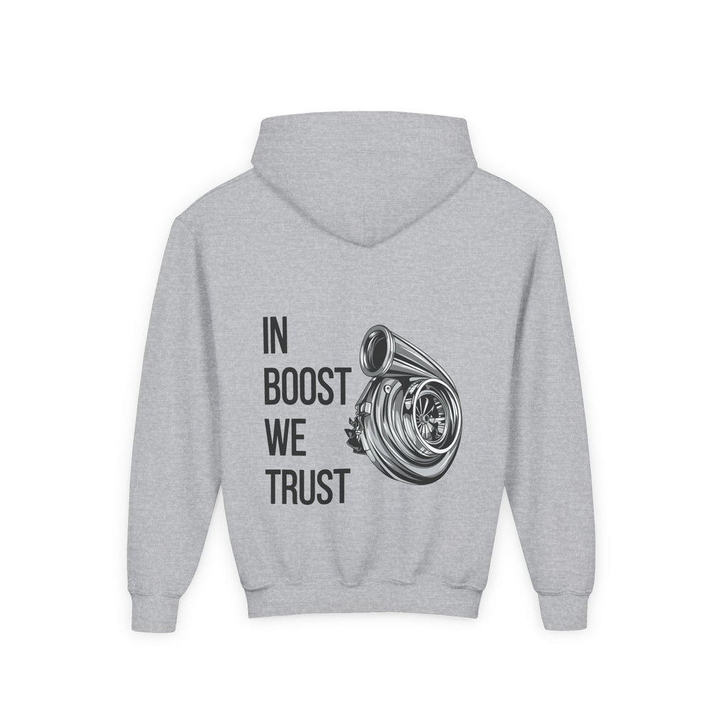Pro Comfort Unisex Youth Hoodie “Speed Without Boundaries Edition” by Revolution Society - Revolution Society