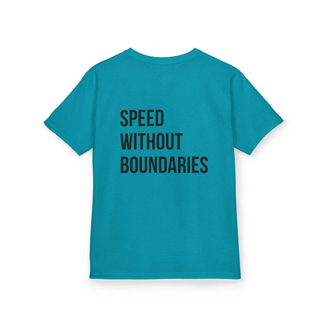 Pro Comfort Unisex Youth Revolution Society Tee Shirt  “Speed Without Boundaries” Edition by Revolution Society
