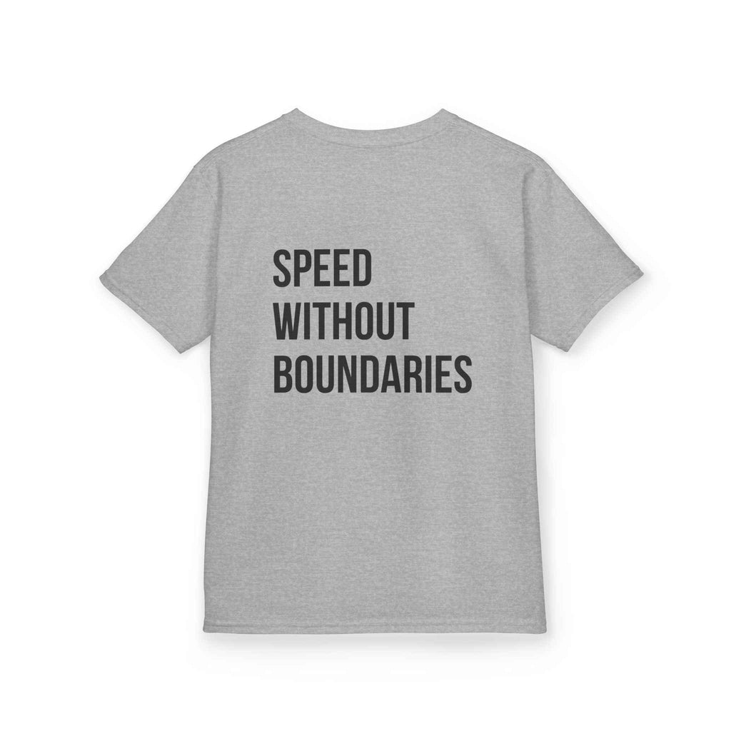 Pro Comfort Unisex Youth Revolution Society Tee Shirt  “Speed Without Boundaries” Edition by Revolution Society