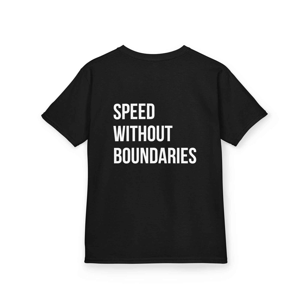 Pro Comfort Unisex Youth Revolution Society Tee Shirt  “Speed Without Boundaries” Edition by Revolution Society