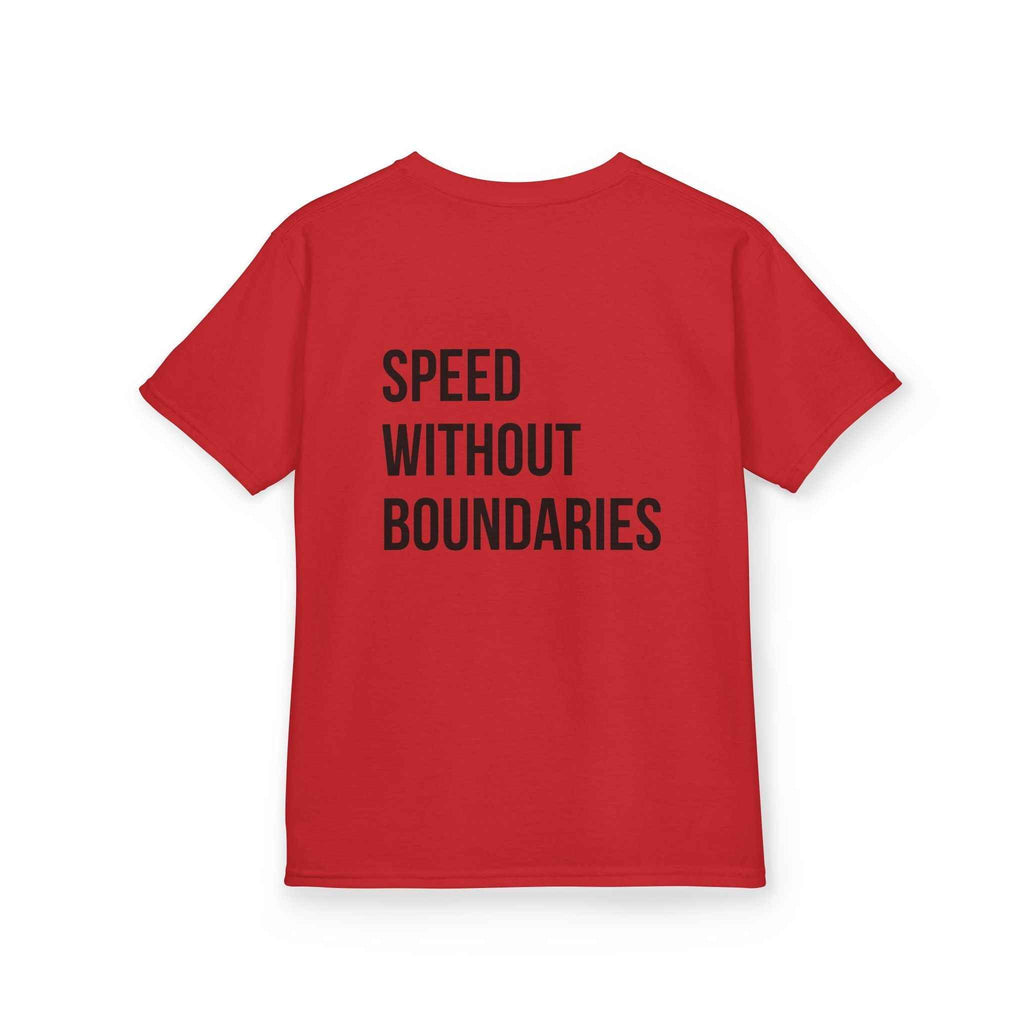 Pro Comfort Unisex Youth Revolution Society Tee Shirt  “Speed Without Boundaries” Edition by Revolution Society