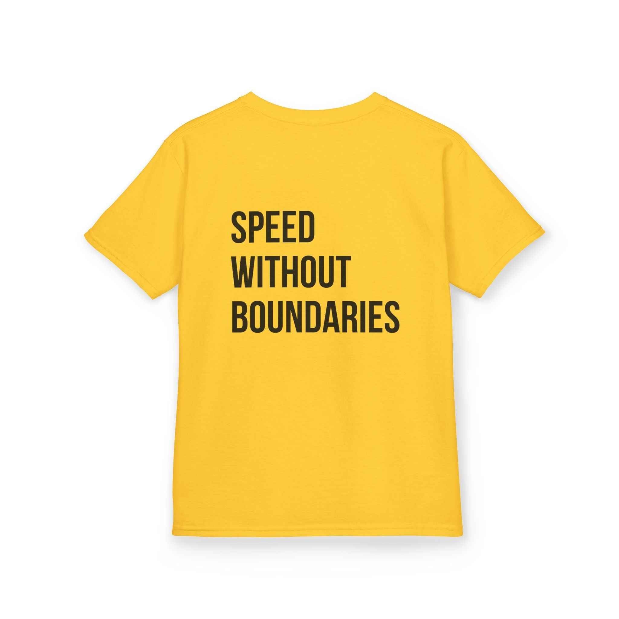 Pro Comfort Unisex Youth Revolution Society Tee Shirt  “Speed Without Boundaries” Edition by Revolution Society