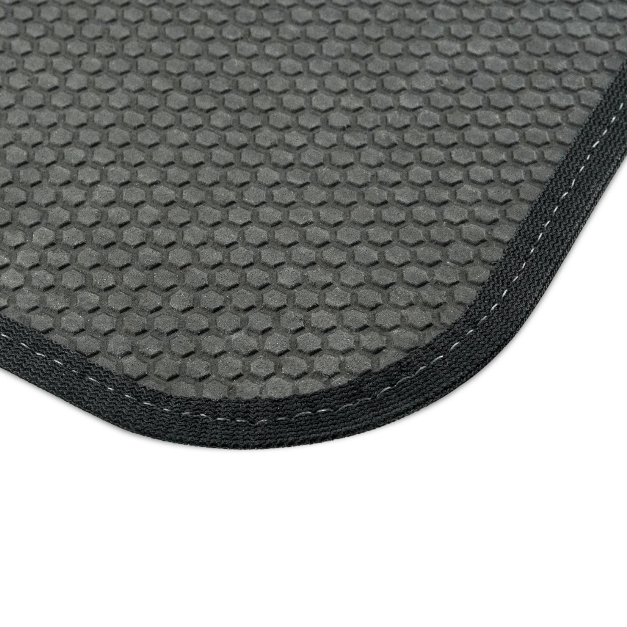 Revolution Society 2x Car Mats "In Boost We Trust" Turbo Logo Front Floor Mats - Revolution Society