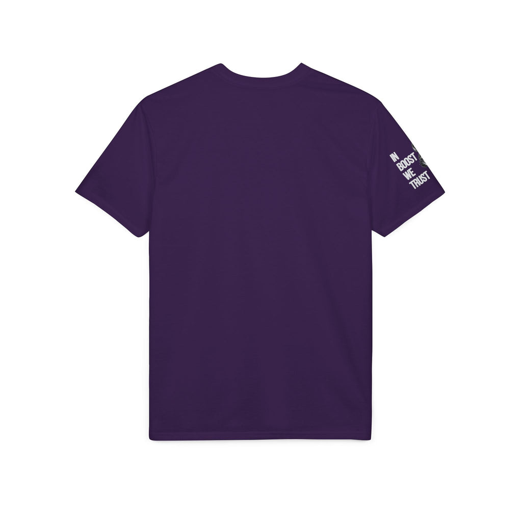 Revolution Society Athletic T‑Shirt — With Logo & Turbocharger Graphic Right Sleeve - Revolution Society