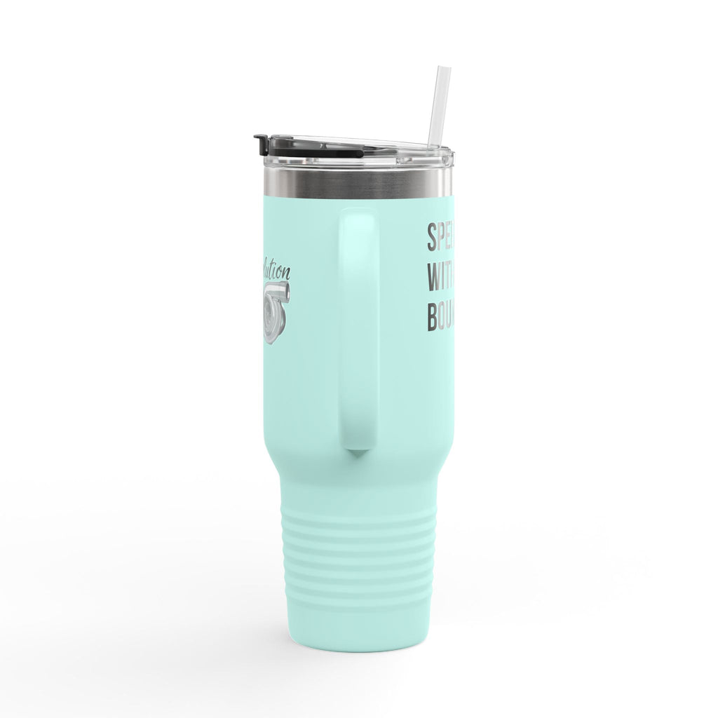 Tumbler Insulated 40oz “In Boost We Trust Edition” by Revolution Society - Revolution Society