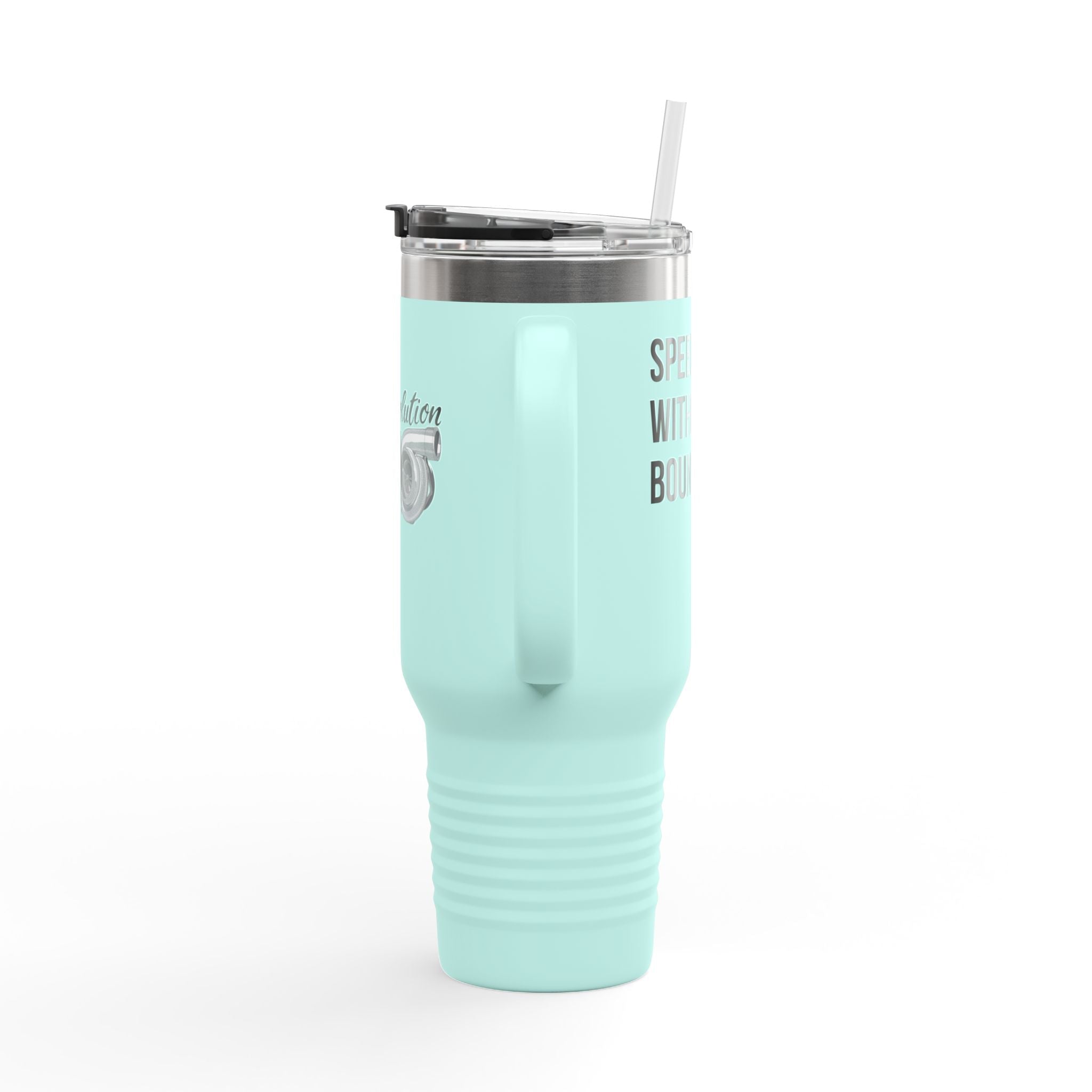 Tumbler Insulated 40oz “In Boost We Trust Edition” by Revolution Society - Revolution Society