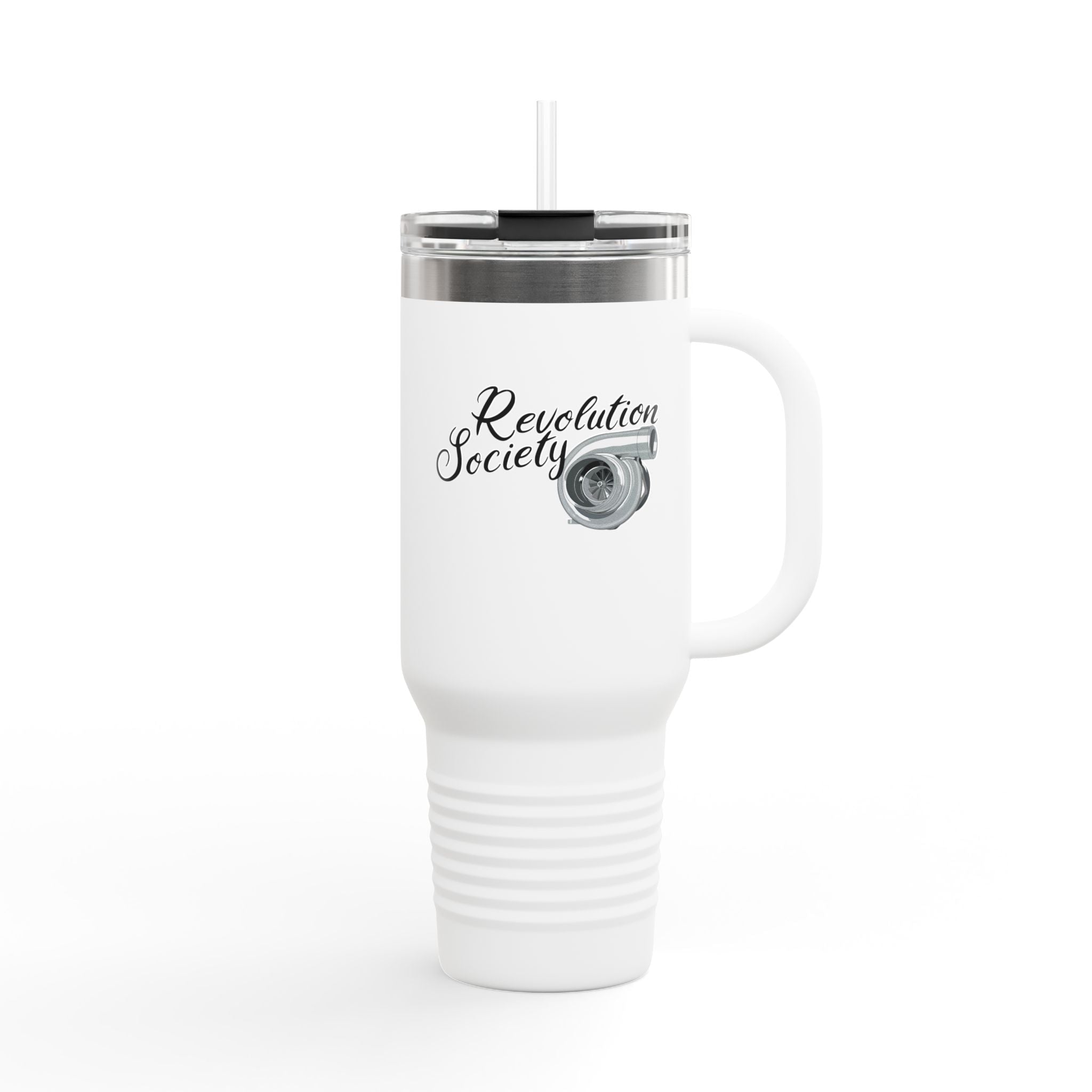 Tumbler Insulated 40oz “In Boost We Trust Edition” by Revolution Society - Revolution Society